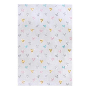 Fehér gyerek szőnyeg 120x170 cm Hearts – Hanse Home kép