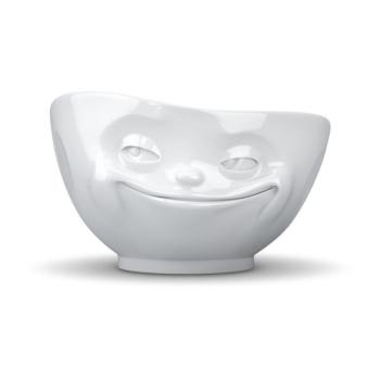 Fehér 'mosolygós' porcelán tálka - 58products kép