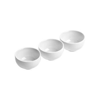 Fehér porcelán szervírozó tál készlet 3 db-os ø 8 cm Entree – Premier Housewares kép