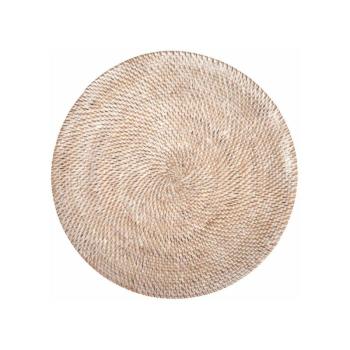 Fehér rattan tányéralátét, ⌀ 36 cm - Tiseco Home Studio kép