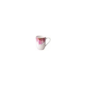 Fehér-sötét rózsaszín porcelán bögre 280 ml Rose Garden  - Villeroy&Boch kép