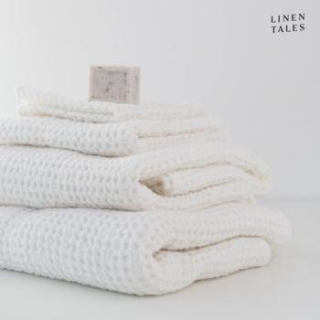 Fehér törölköző és fürdőlepedő készlet 3 db-os Honeycomb – Linen Tales kép