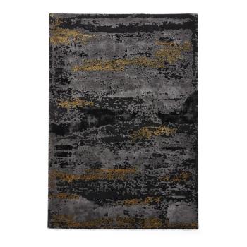 Fekete-aranyszínű szőnyeg 120x170 cm Craft – Think Rugs kép