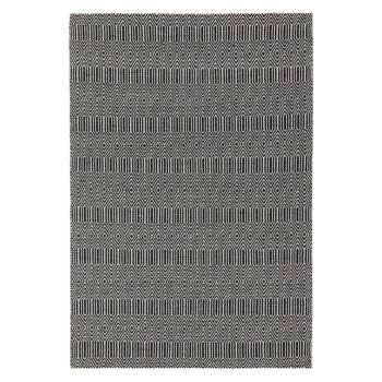 Fekete gyapjú szőnyeg 100x150 cm Sloan – Asiatic Carpets kép