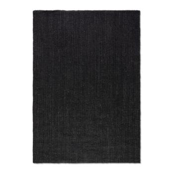 Fekete juta szőnyeg 160x230 cm Bouclé – Hanse Home kép