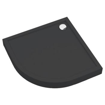 Félkör alakú zuhanytálca Black Mat 80x80x12 R55 Espera Plus AQM4633CMG kép