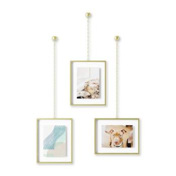 Fém képkeret szett 3 db-os 25x31 cm Fotochain – Umbra kép