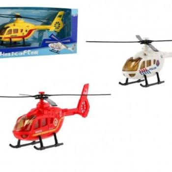 Fém/műanyag mentőhelikopter/helikopter 18 cm kép