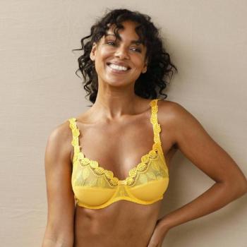 Feszes melltartó Rima márkájú Confidence Lingerie mikroszálas és csipke, aládróttal kép