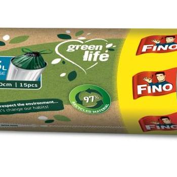 FINO LD Green Life zárható szemeteszsák 35 l, 15 db kép