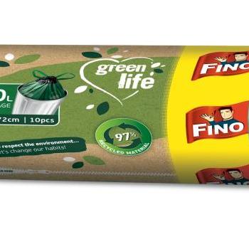 FINO LD Green Life zárható szemeteszsák 60 l, 10 db kép