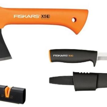 Fiskars kemping szett + késélező kép