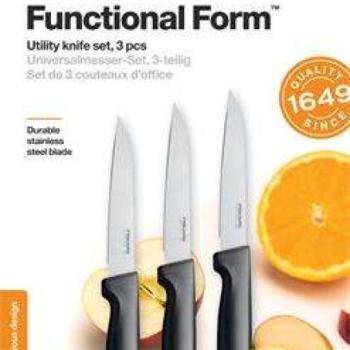 FISKARS Késkészlet, általános, 11 cm,  FISKARS &quot;Functional Form&quot;... kép