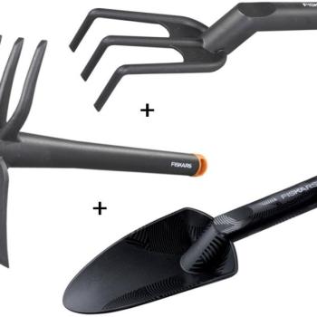 Fiskars Set lapát + kapa + kultivátor kép