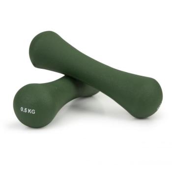 Fitness neoprén súlyzókészlet zöld 2x0,5 kg-os neoprén súlyzókkal kép