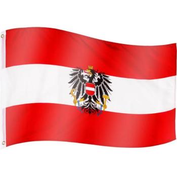 FLAGMASTER® Zászló Osztrák AUT 120 x 80 cm kép