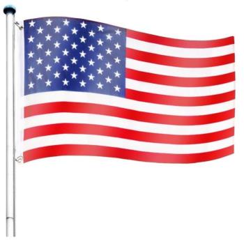 FLAGMASTER® Zászló rúddal Amerikai USA 650 cm kép