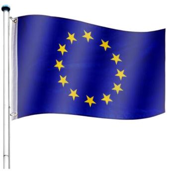 FLAGMASTER® Zászló rúddal Európai EU 650 cm kép