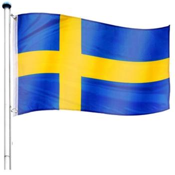 FLAGMASTER® Zászló rúddal Svéd SWE 650 cm kép