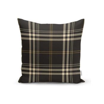 Flannel piros-bézs dekorációs párnahuzat, 45 x 45 cm - Minimalist Cushion Covers kép