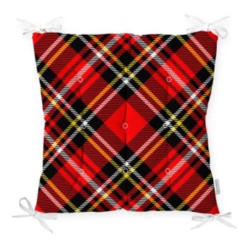 Flannel Red Black székpárna, 40 x 40 cm - Minimalist Cushion Covers kép