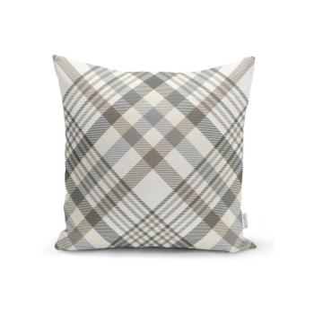 Flannel szürke-bézs dekorációs párnahuzat, 45 x 45 cm - Minimalist Cushion Covers kép