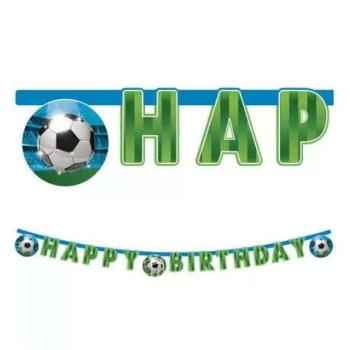 Focis Happy Birthday felirat Soccer Fans 2m kép