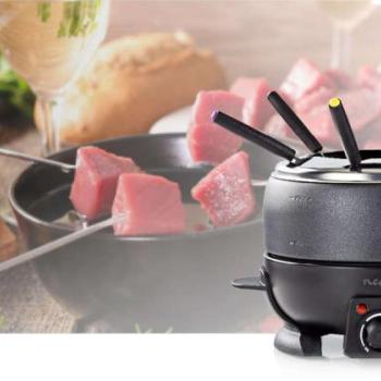 fondue szett | 6 Személy | 2.3 l | Állítható hőmérséklet-szabályo... kép