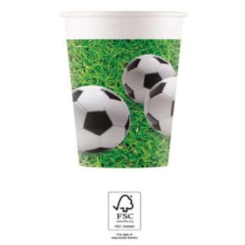 Football Party, Focis papír pohár 8 db-os 200 ml FSC kép