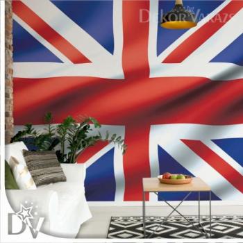 Fotótapéta - Nagy Britannia Uk Union Jack 3D zászló kép