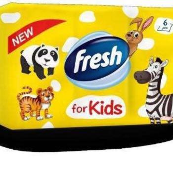 Fresh kids papírzsebkendő illatos 6*10 db* kép