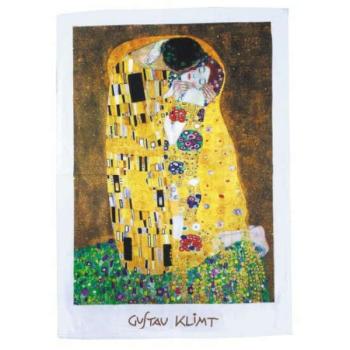 FRI.12911 Pamut konyharuha 45x65cm,Klimt:The Kiss kép