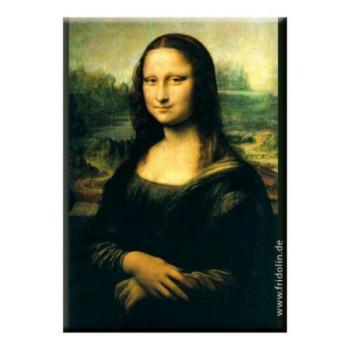 FRI.18306 Hűtőmágnes 8x5,4x0,3cm,Leonardo Da Vinci:Mona lisa kép