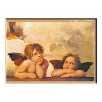 FRI.18307 Hűtőmágnes 8x5,4x0,3cm,Raffael:Two Angel kép