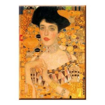 FRI.18313 Hűtőmágnes 8x5,4x0,3cm,Klimt:Adele kép