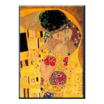 FRI.18314 Hűtőmágnes 8x5,4x0,3cm,Klimt:The Kiss kép