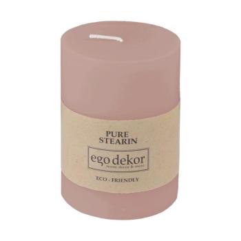 Friendly púder rózsaszín gyertya, égési idő 37 óra - Rustic candles by Ego dekor kép