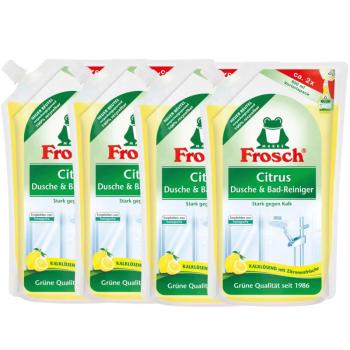 Frosch Fürdőszoba tisztító Utántöltő Citrom (4x950ml) kép