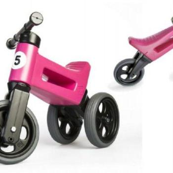 Futóbicikli FUNNY WHEELS 2in1 Pink kép