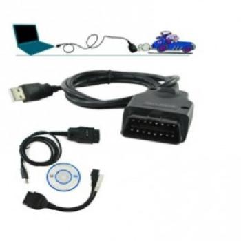 Galletto 1260 ECU Flasher EOBD 2 OBDII OBD chiptuning kábel kép