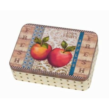 GAW.3500/026 Konyhai fémdoboz 142x101x31mm, Apples kép