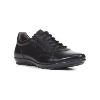GEOX Bőr derbies GEOX, fekete kép