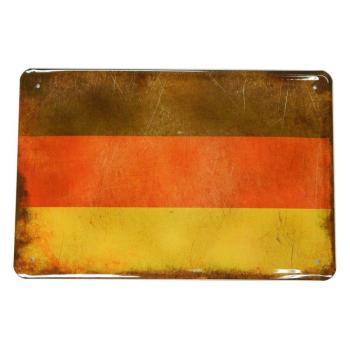 Germany dombornyomott fémplakát 30 x 20 cm kép