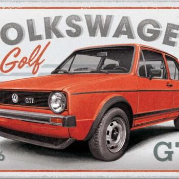 GOLF GTI - Volkswagen - Fémtábla kép