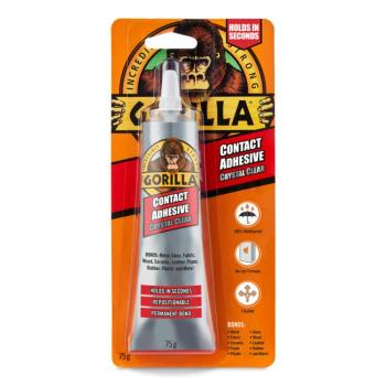 Gorilla Contact Adhesive Clear Kristálytiszta Általános Kontakt Ragasztó 75g kép