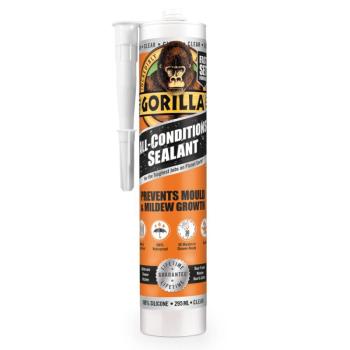 Gorilla SEALANT CLEAR Átlátszó Szilikon Tömítő 30perc 295ml kép