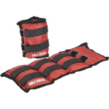 Gorilla Sports Csuklósúly piros 2 x 1,5 kg kép