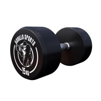 Gorilla Sports Kerek gumi súlyzók 2 x 15 kg kép