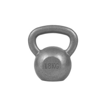 Gorilla Sports Kettlebell öntöttvas súlyzó 18 kg szürke kép