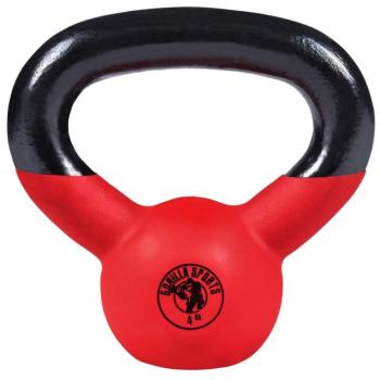 Gorilla Sports Kettlebell súlyzó gumírozott felülettel  4 kg kép